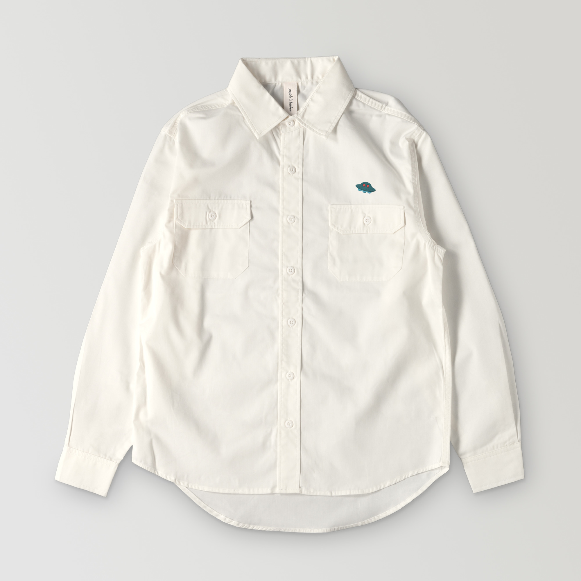 ナゴンスタンス T/Cブロード スクエアヘム SH/シャツ グリーン Nagonstans T/Cブロード スクエアヘム SH/シャツ