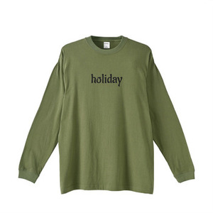 HOLIDAY　ロングTシャツ Auntie Rosa Holiday tシャツ Tシャツ マルチボーダーBIGロンT