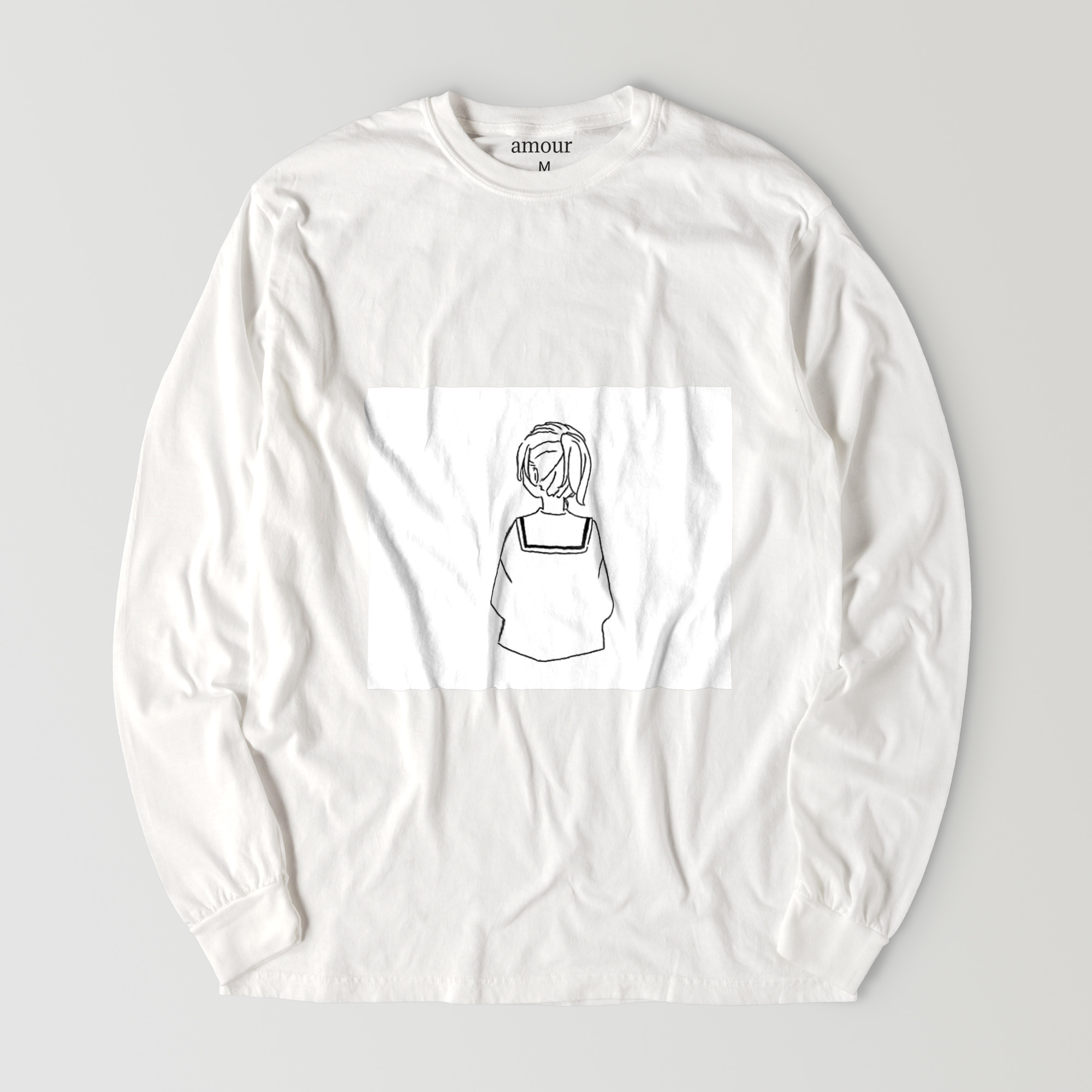 女の子後ろ姿 Amour