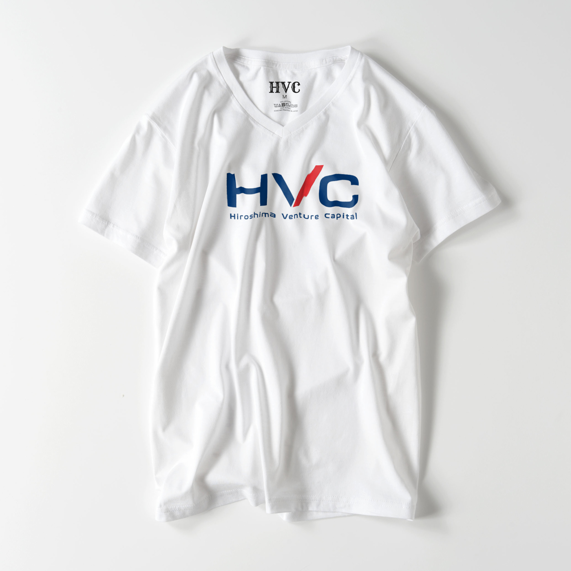 VネックTシャツ（ロゴ色） | HVC